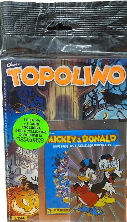 Topolino nr. 3544 nuovo con card esclusiva + 1 bustina