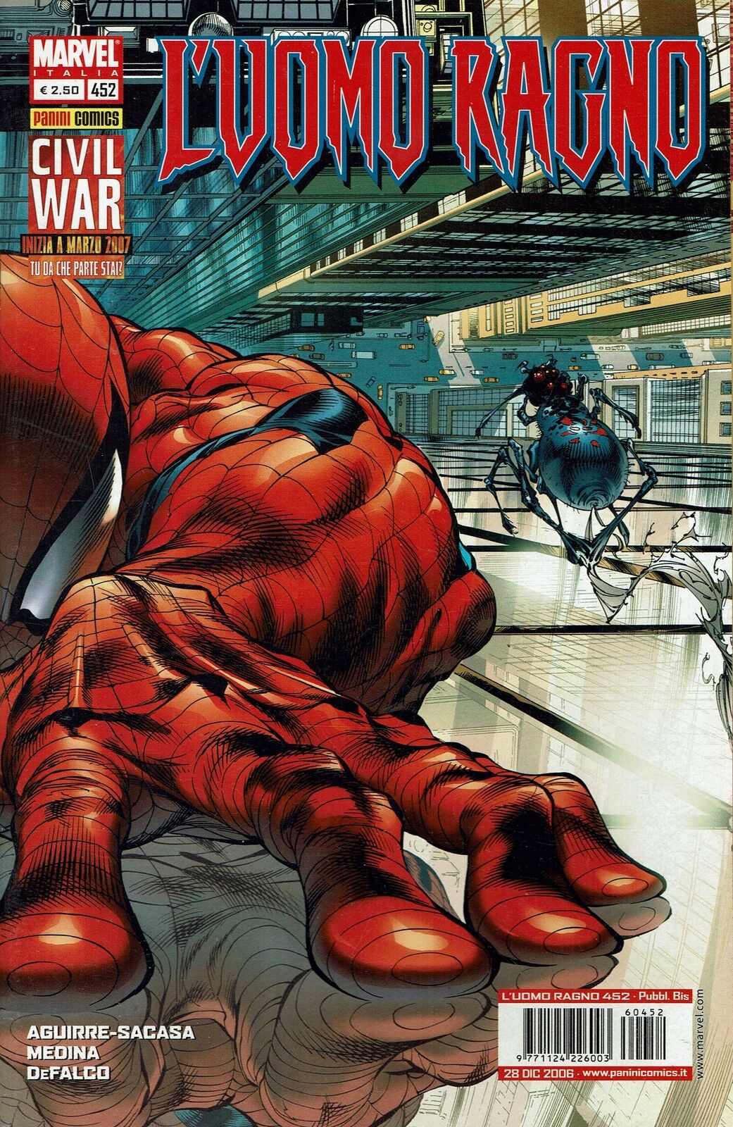 Fumetto L'Uomo Ragno Spider-man dal nr 380 al 615