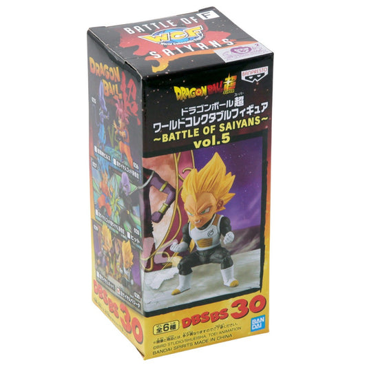 Banpresto Dragon Ball Super World Collectable Figure Battle Of Saiyans Vol.5 – Super Saiyan Vegeta (Gray) – WCF n.030