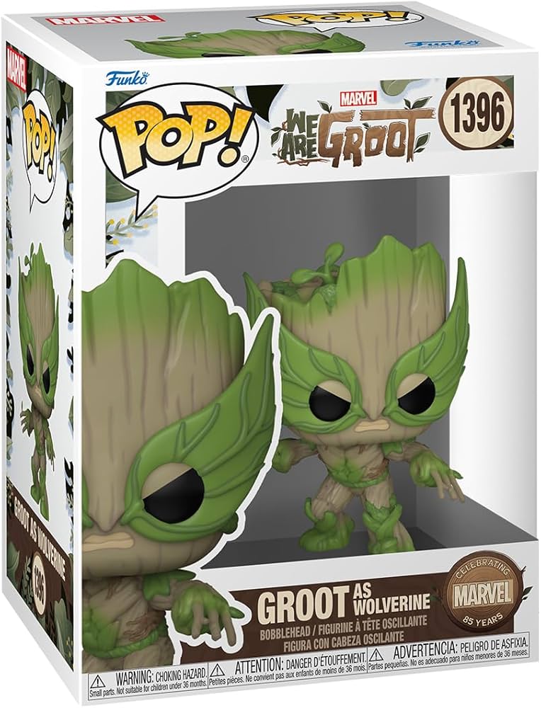 Funko Pop! Marvel We are Groot 1396 - Groot as Wolverine