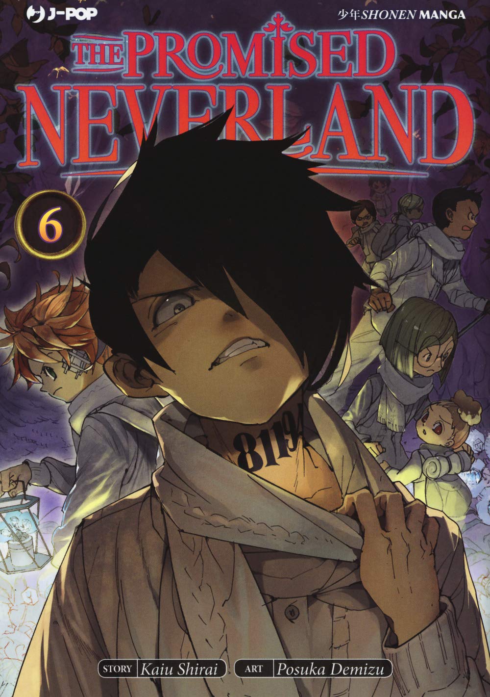 Manga THE PROMISED NEVERLAND vol. da 6 a 10