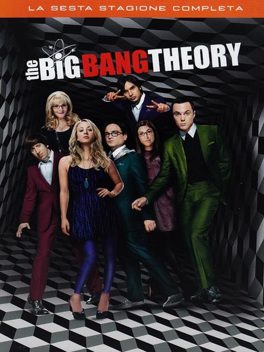 Cofanetto dvd THE BIG BANG THEORY stagione 1 2 3 4 5 6