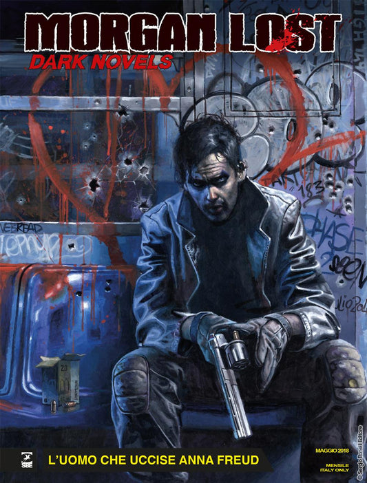 Fumetto MORGAN LOST dark novels nr. 6 L'uomo che uccise Anna Freud