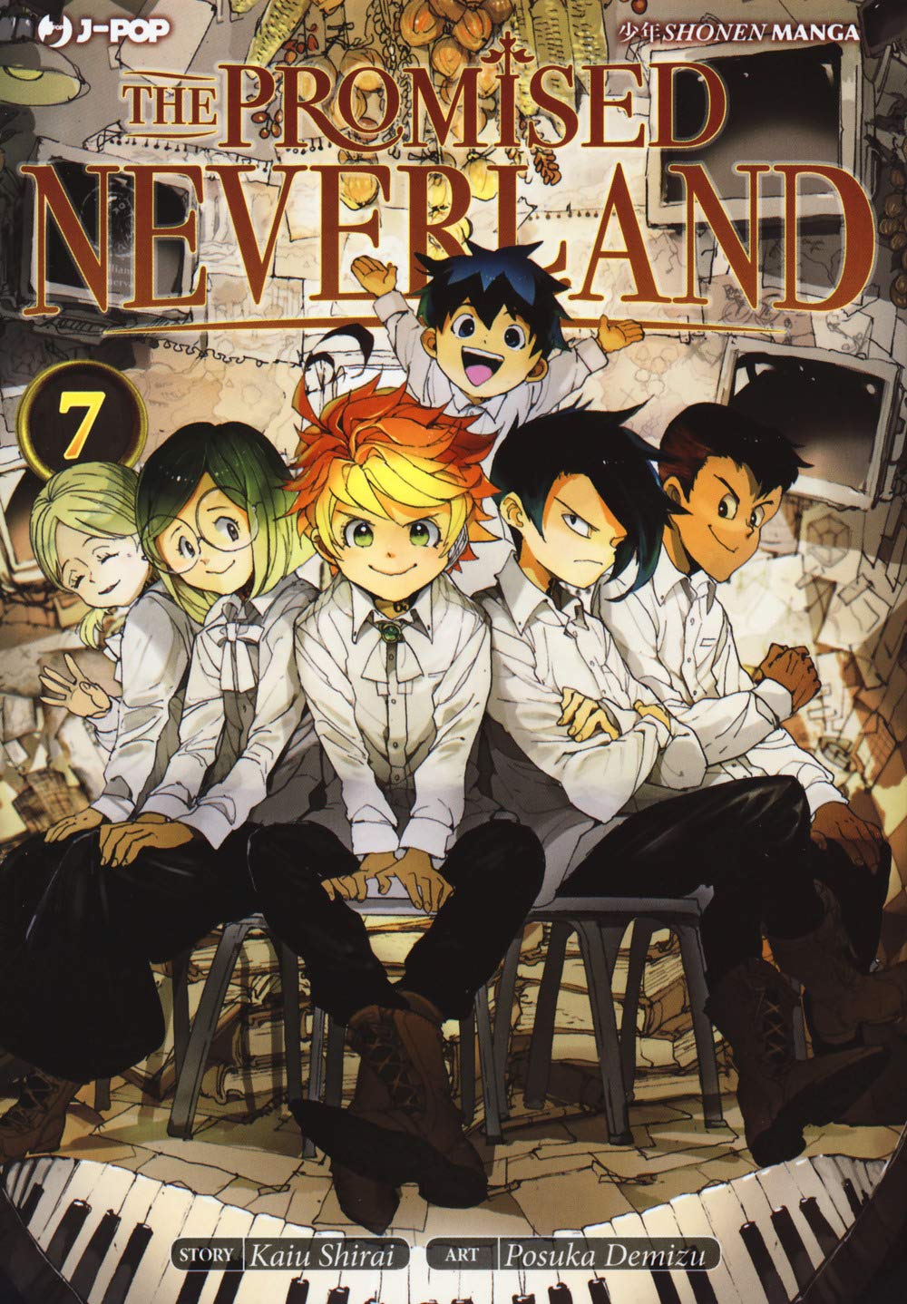 Manga THE PROMISED NEVERLAND vol. da 6 a 10