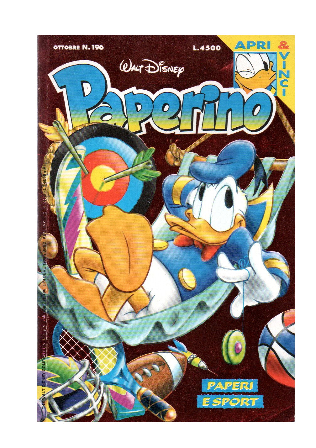 Fumetto Disney: PAPERINO - vol. da 180b a 222