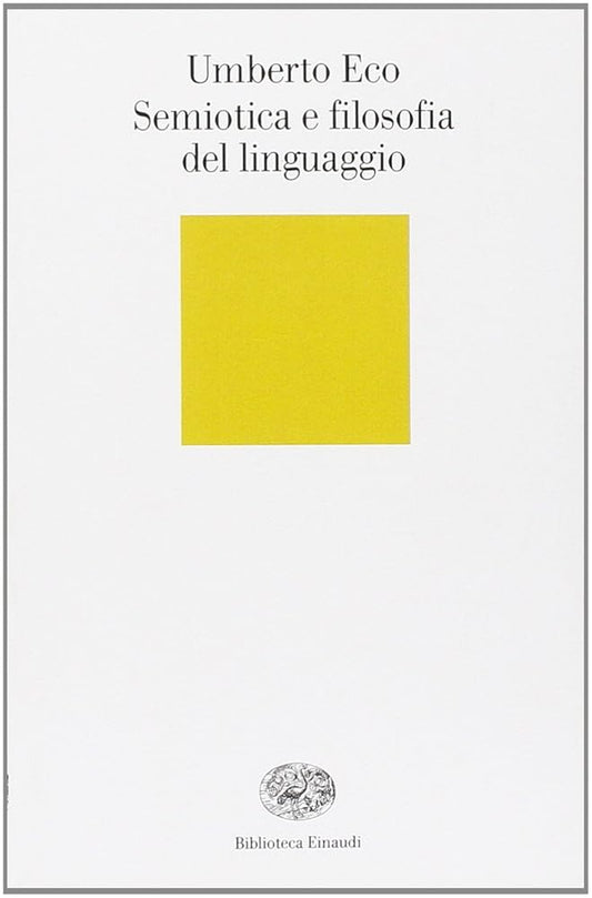 Semiotica e filosofia del linguaggio cover image