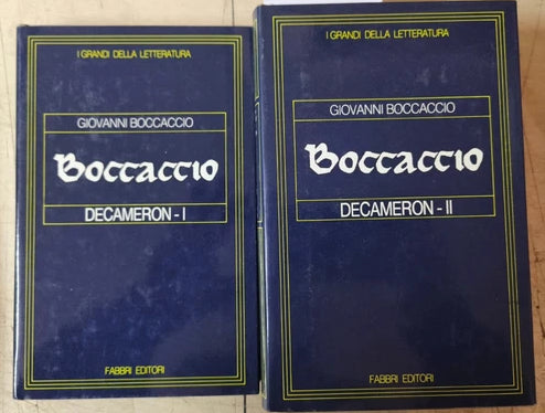 Decameron I e II- Giovanni Boccaccio
