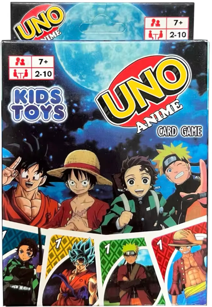 Carte da gioco UNO di ANIME MANGA