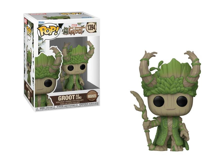 Funko Pop! Marvel we are Groot 1394 - Groot as Loki