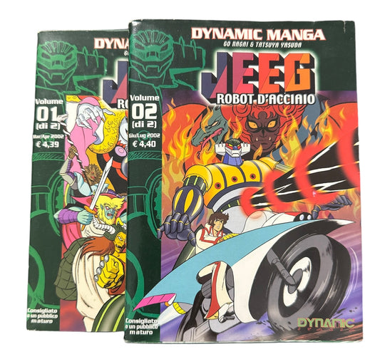 COLLEZIONE COMPLETA MANGA: Jeeg robot d'acciaio - 2 volumi