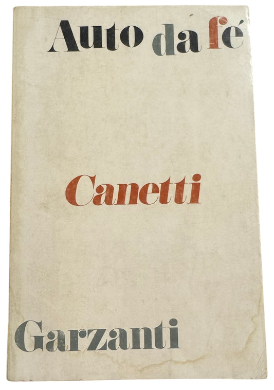 Auto da fé - Elias Canetti 1967