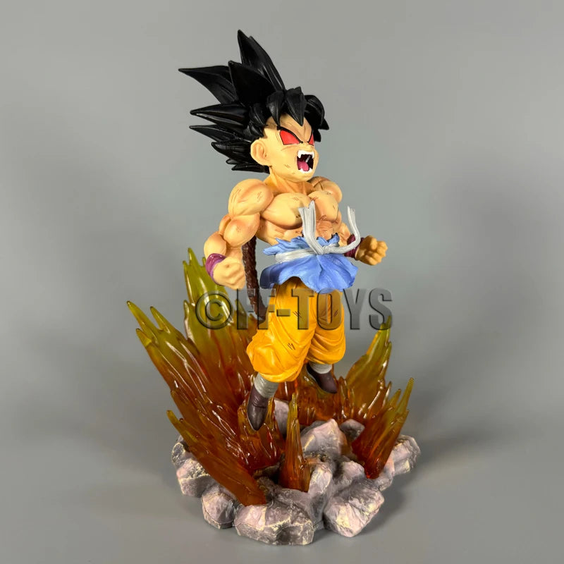 Anime Dragon Ball Z Ssj4 Goku Figure Goku Transform Ozaru  Goku GT Kid Action Figures 18cm Pvc