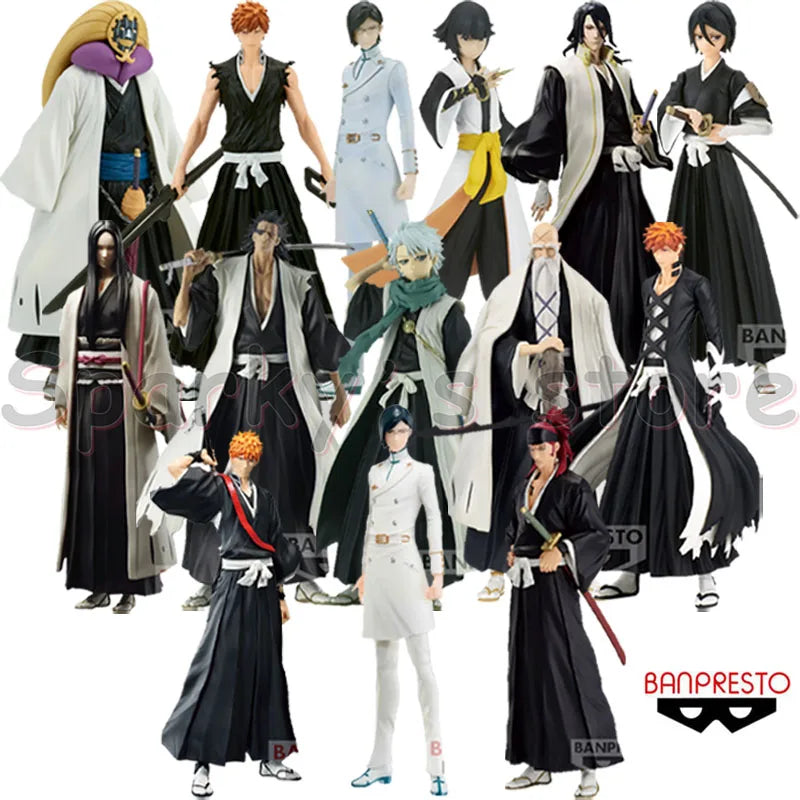 Anime Bleach Figure Ichigo Kurosaki Toushirou Hitsugaya Action Figure Model