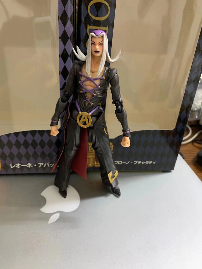 Anime jojo bizarre adventure Kujo Jotaro Dio Brando Diavolo Bruno Bucciarati Leone Abbacchio Jolyne Cujoh Action Figure 15cm