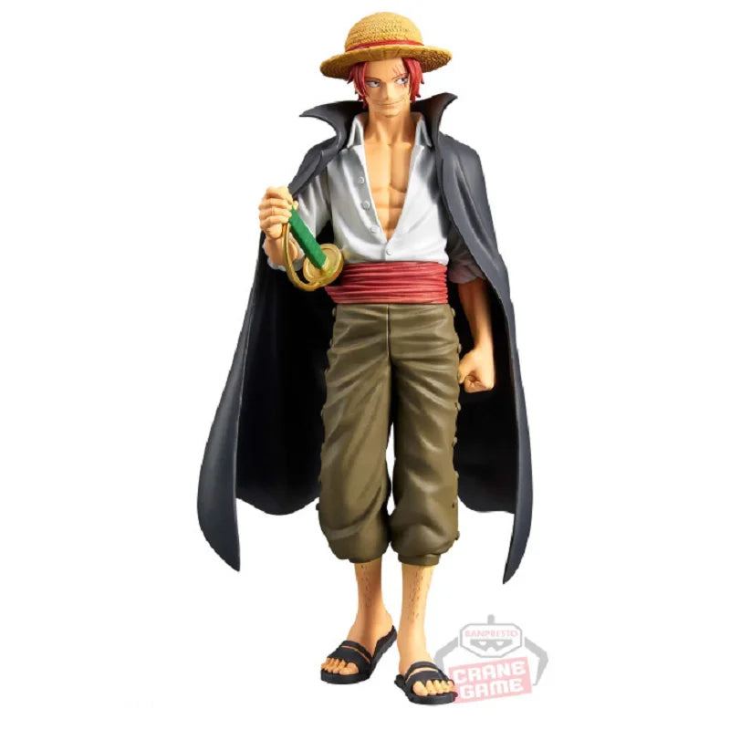 Figure Bandai Original Banpresto Anime One Piece Shanks PVC