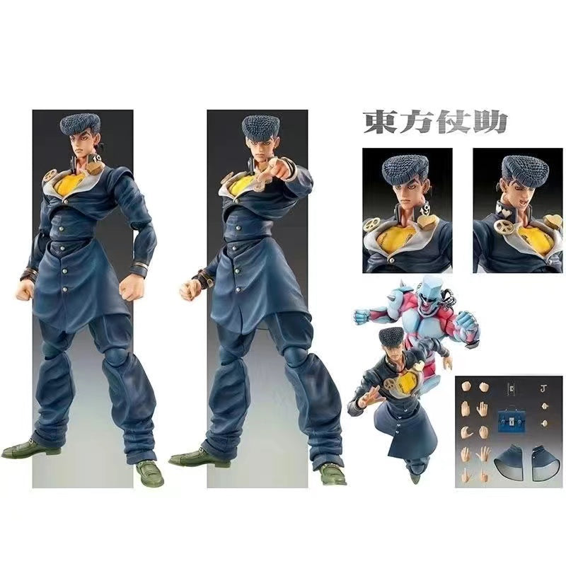 Anime jojo bizarre adventure Kujo Jotaro Dio Brando Diavolo Bruno Bucciarati Leone Abbacchio Jolyne Cujoh Action Figure 15cm