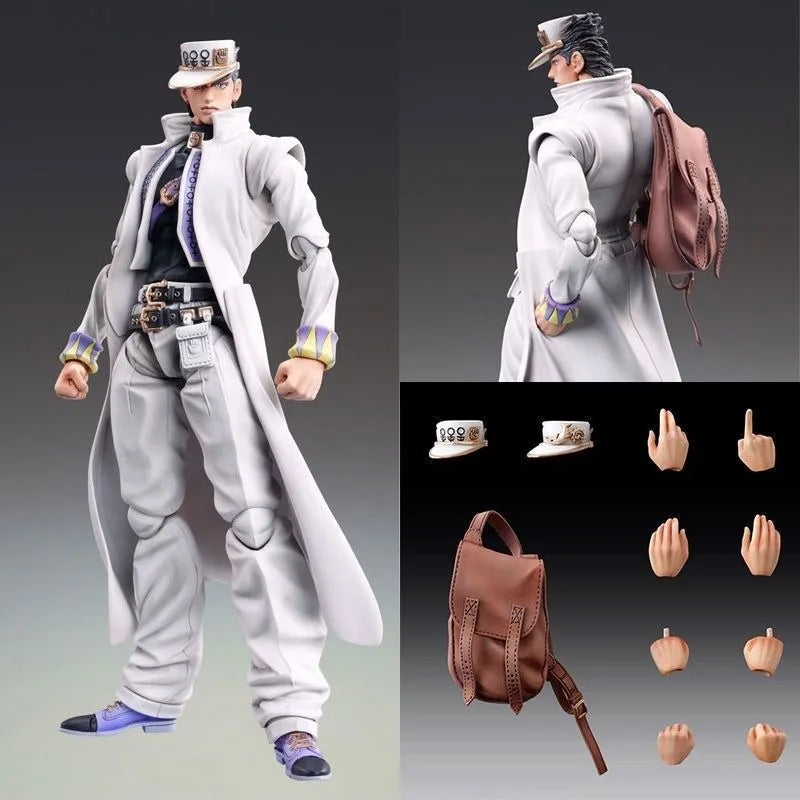 Anime jojo bizarre adventure Kujo Jotaro Dio Brando Diavolo Bruno Bucciarati Leone Abbacchio Jolyne Cujoh Action Figure 15cm