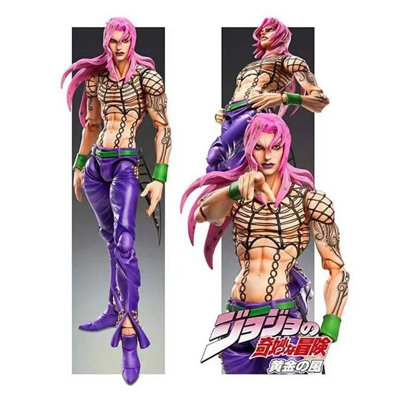 Anime jojo bizarre adventure Kujo Jotaro Dio Brando Diavolo Bruno Bucciarati Leone Abbacchio Jolyne Cujoh Action Figure 15cm