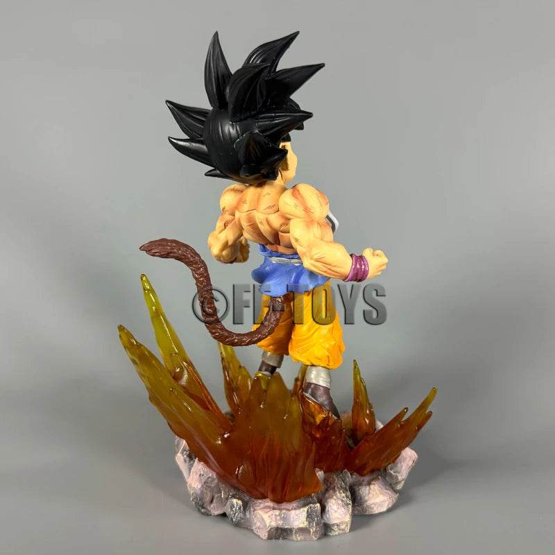 Anime Dragon Ball Z Ssj4 Goku Figure Goku Transform Ozaru  Goku GT Kid Action Figures 18cm Pvc