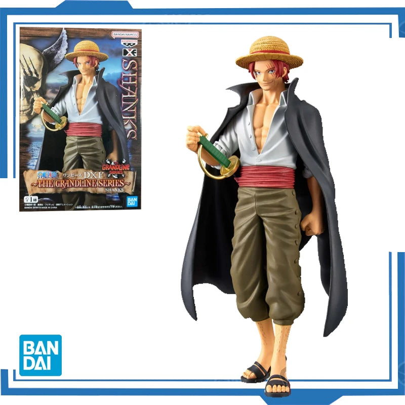 Figure Bandai Original Banpresto Anime One Piece Shanks PVC