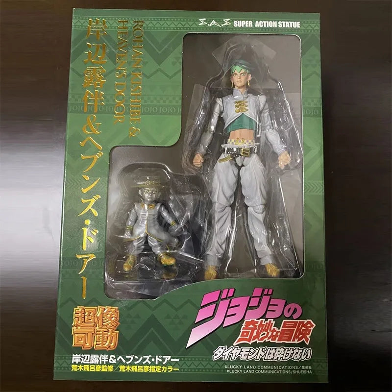 Anime jojo bizarre adventure Kujo Jotaro Dio Brando Diavolo Bruno Bucciarati Leone Abbacchio Jolyne Cujoh Action Figure 15cm