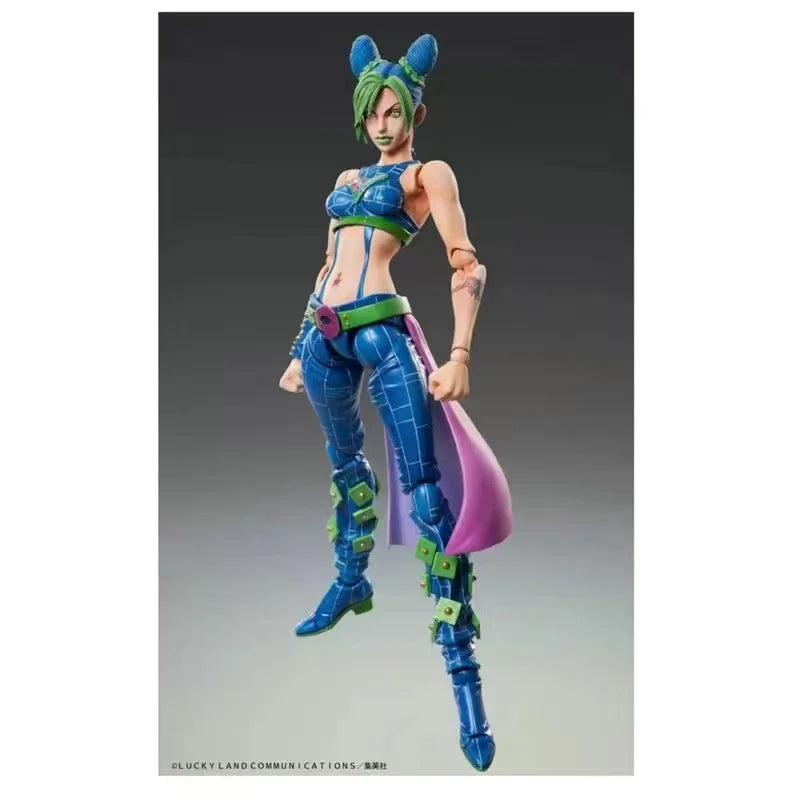 Anime jojo bizarre adventure Kujo Jotaro Dio Brando Diavolo Bruno Bucciarati Leone Abbacchio Jolyne Cujoh Action Figure 15cm