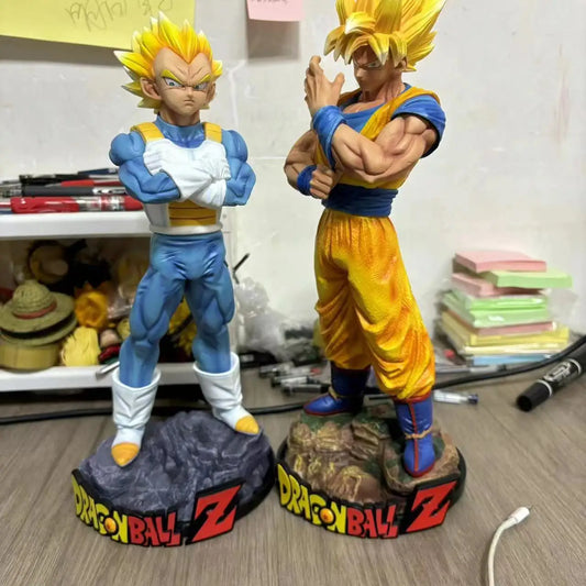 Anime Dragon Ball Vegeta Figure e Son Goku Figures Super Saiyan Pvc Action Figures