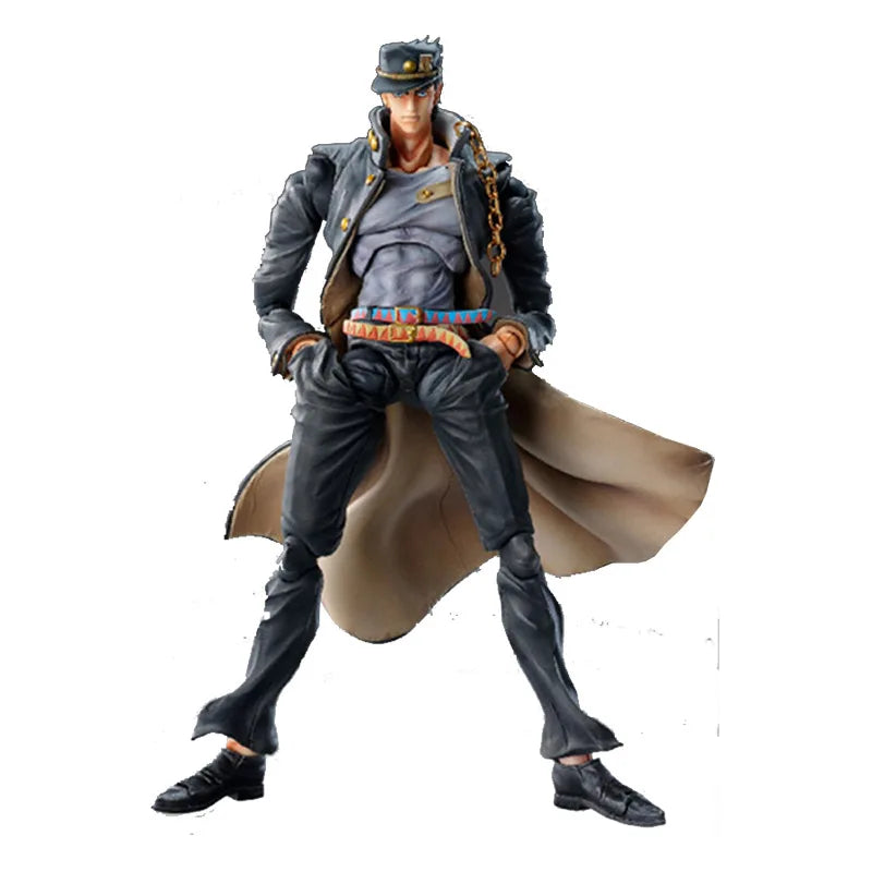 Anime jojo bizarre adventure Kujo Jotaro Dio Brando Diavolo Bruno Bucciarati Leone Abbacchio Jolyne Cujoh Action Figure 15cm