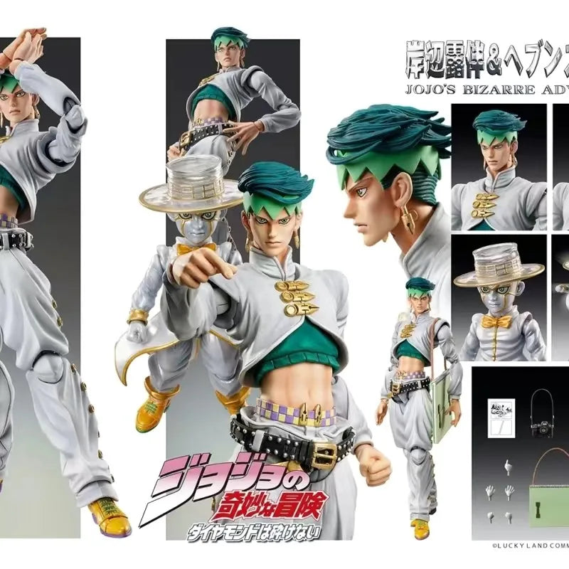 Anime jojo bizarre adventure Kujo Jotaro Dio Brando Diavolo Bruno Bucciarati Leone Abbacchio Jolyne Cujoh Action Figure 15cm