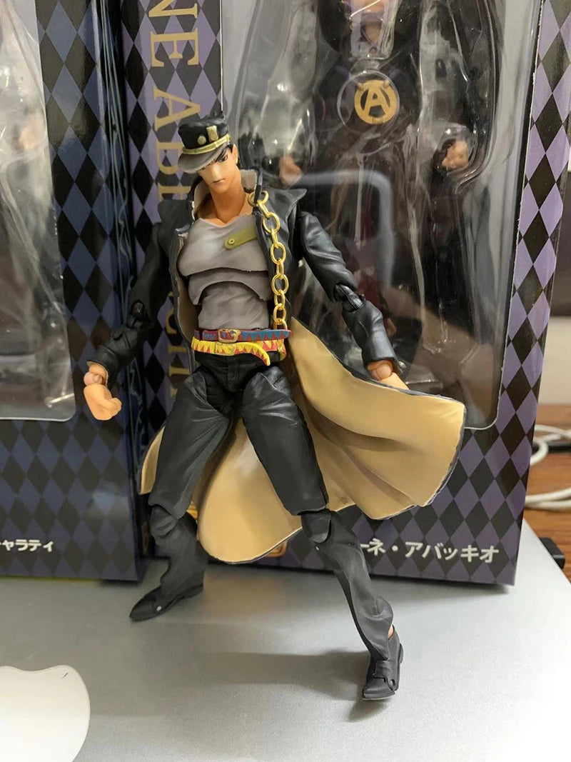 Anime jojo bizarre adventure Kujo Jotaro Dio Brando Diavolo Bruno Bucciarati Leone Abbacchio Jolyne Cujoh Action Figure 15cm