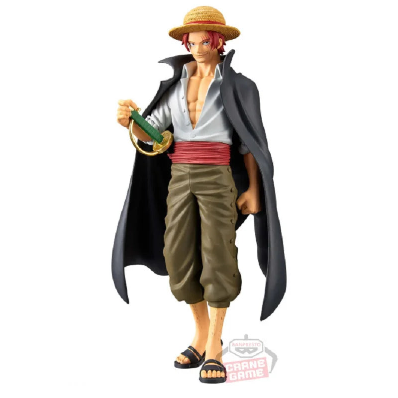 Figure Bandai Original Banpresto Anime One Piece Shanks PVC