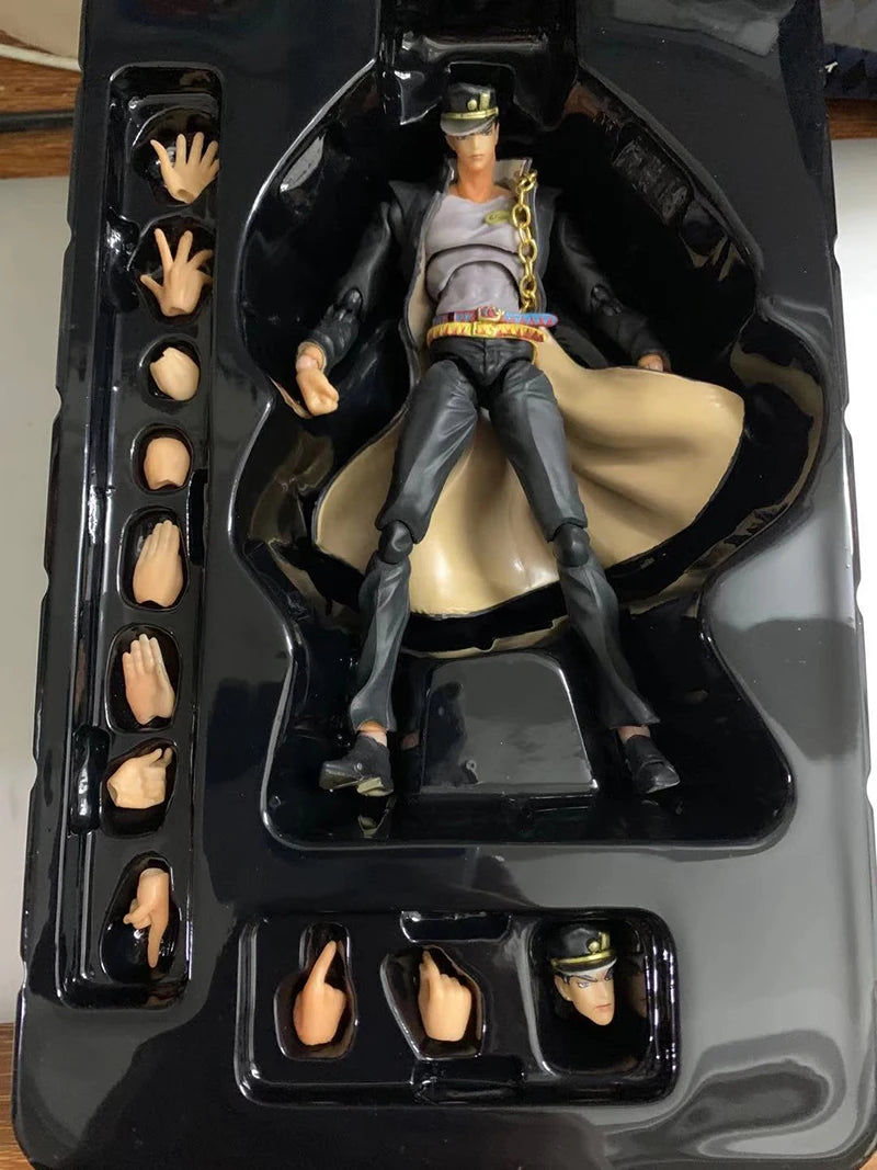 Anime jojo bizarre adventure Kujo Jotaro Dio Brando Diavolo Bruno Bucciarati Leone Abbacchio Jolyne Cujoh Action Figure 15cm