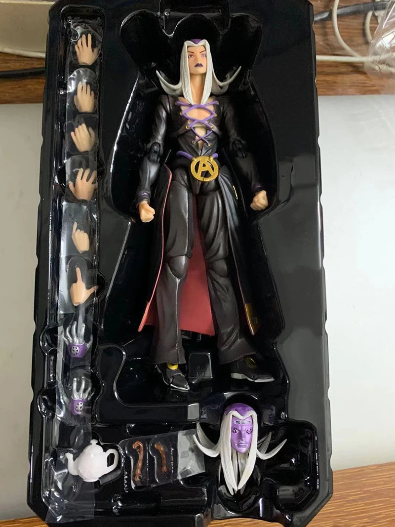 Anime jojo bizarre adventure Kujo Jotaro Dio Brando Diavolo Bruno Bucciarati Leone Abbacchio Jolyne Cujoh Action Figure 15cm