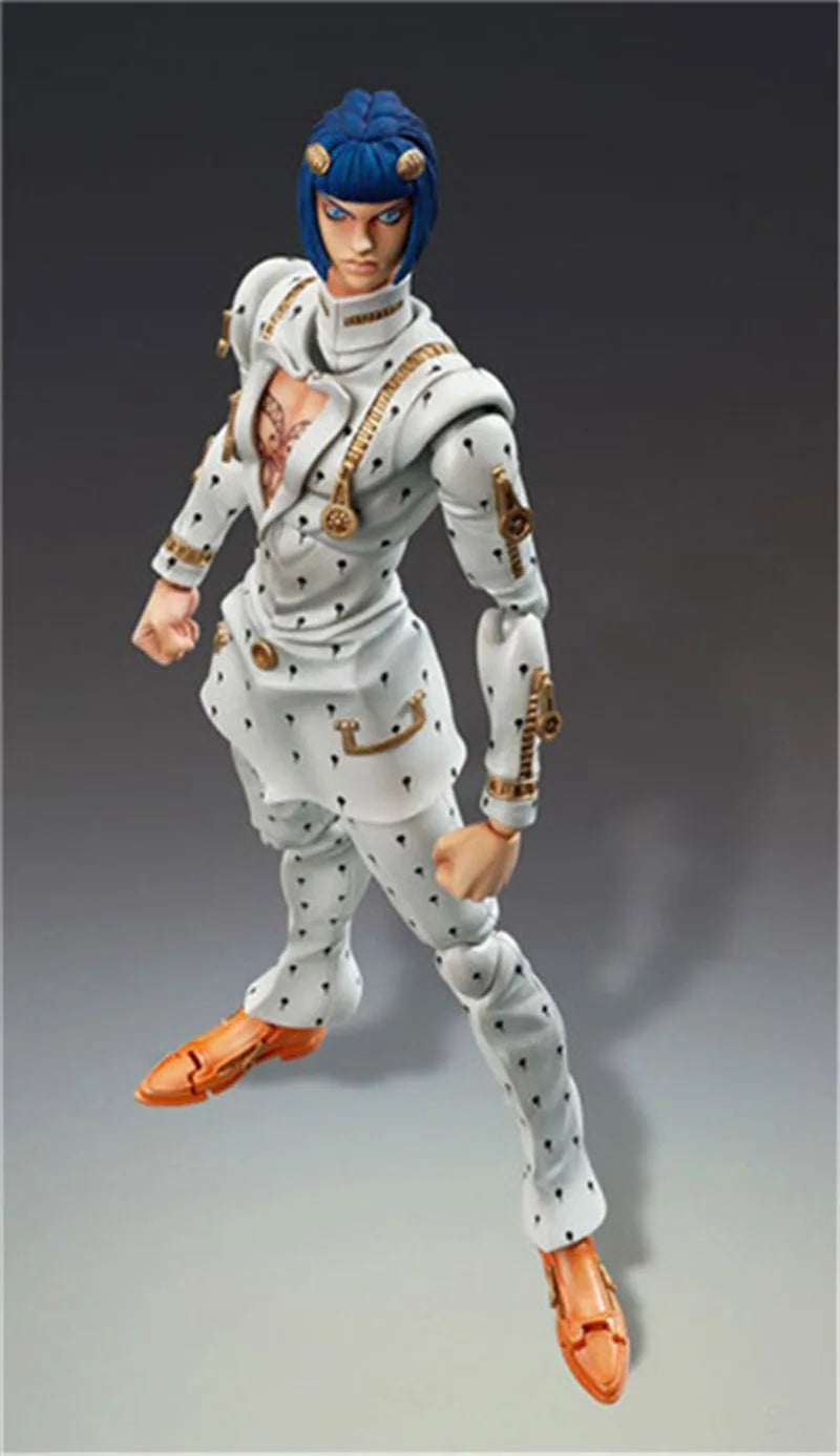 Anime jojo bizarre adventure Kujo Jotaro Dio Brando Diavolo Bruno Bucciarati Leone Abbacchio Jolyne Cujoh Action Figure 15cm