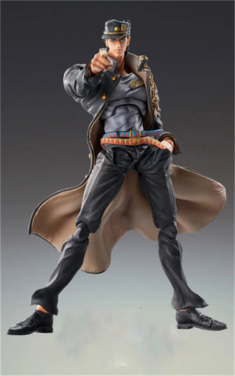 Anime jojo bizarre adventure Kujo Jotaro Dio Brando Diavolo Bruno Bucciarati Leone Abbacchio Jolyne Cujoh Action Figure 15cm