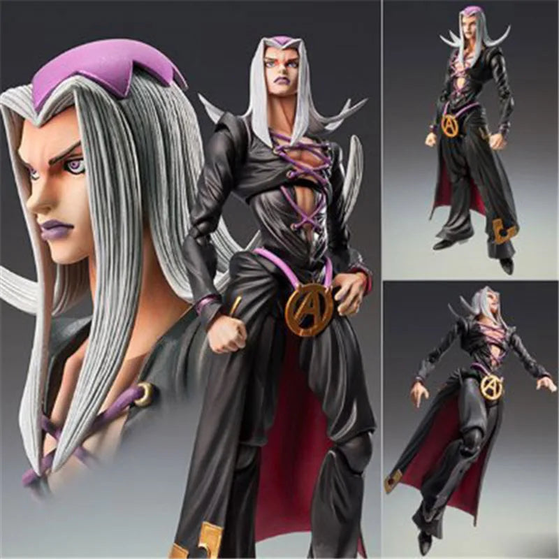 Anime jojo bizarre adventure Kujo Jotaro Dio Brando Diavolo Bruno Bucciarati Leone Abbacchio Jolyne Cujoh Action Figure 15cm