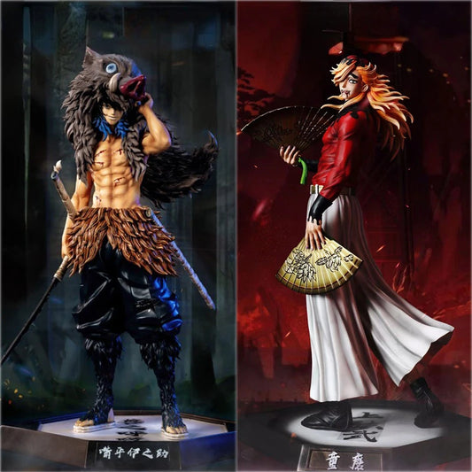 Anime Demon Slayer Kimetsu No Yaiba figura Giyuutarou Daki Kokushibo Tsugikuni Yoriichi Douma Inosuke Action Figures