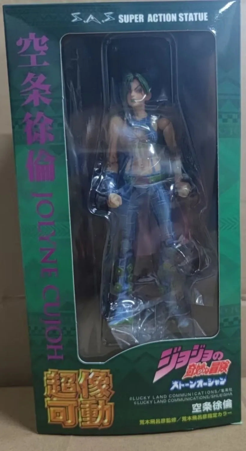 Anime jojo bizarre adventure Kujo Jotaro Dio Brando Diavolo Bruno Bucciarati Leone Abbacchio Jolyne Cujoh Action Figure 15cm