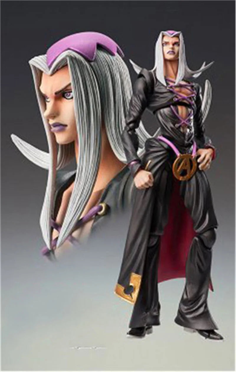 Anime jojo bizarre adventure Kujo Jotaro Dio Brando Diavolo Bruno Bucciarati Leone Abbacchio Jolyne Cujoh Action Figure 15cm