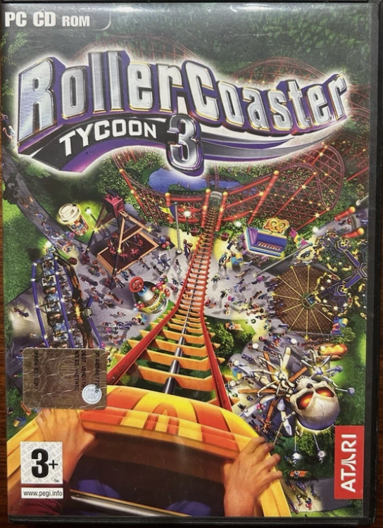 Rollercoaster Tycoon 3 + demo - PC Cd-Rom