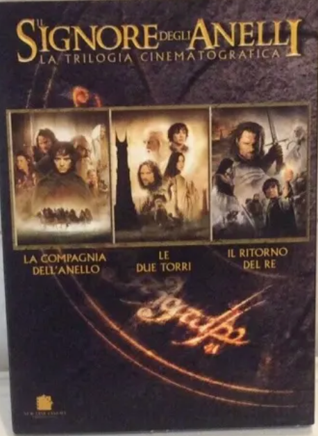 Dvd box cofanetto trilogia Il Signore degli Anelli