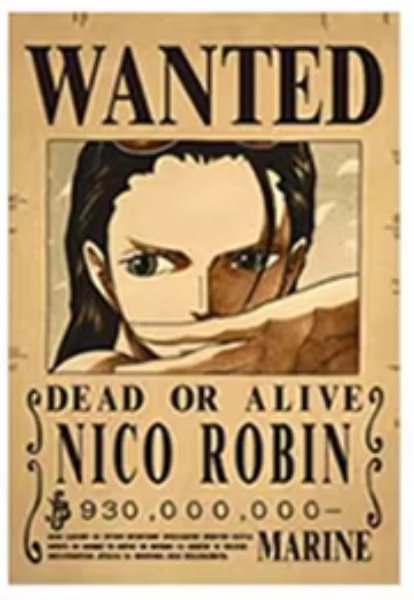 Poster Wanted One Piece personaggi vari Dead or Alive