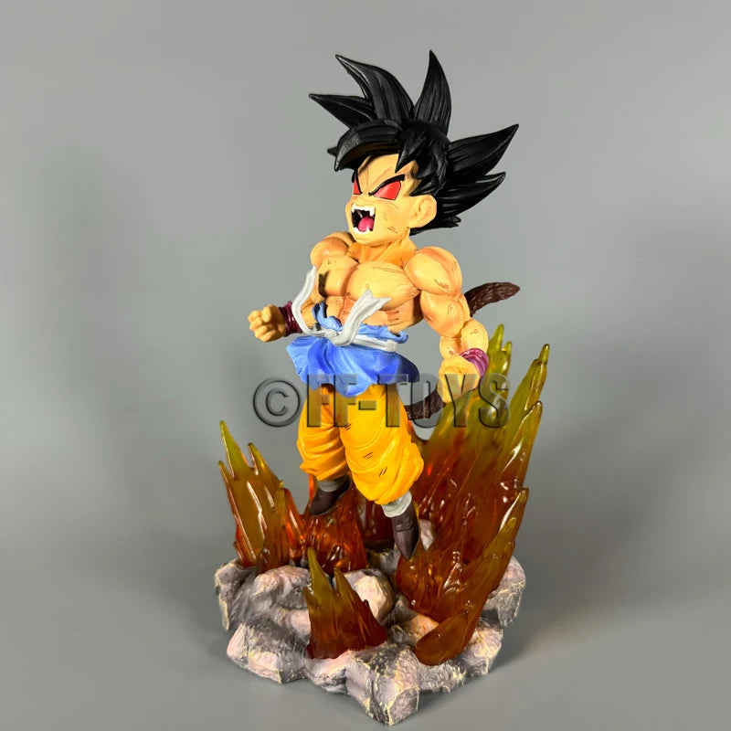 Anime Dragon Ball Z Ssj4 Goku Figure Goku Transform Ozaru  Goku GT Kid Action Figures 18cm Pvc