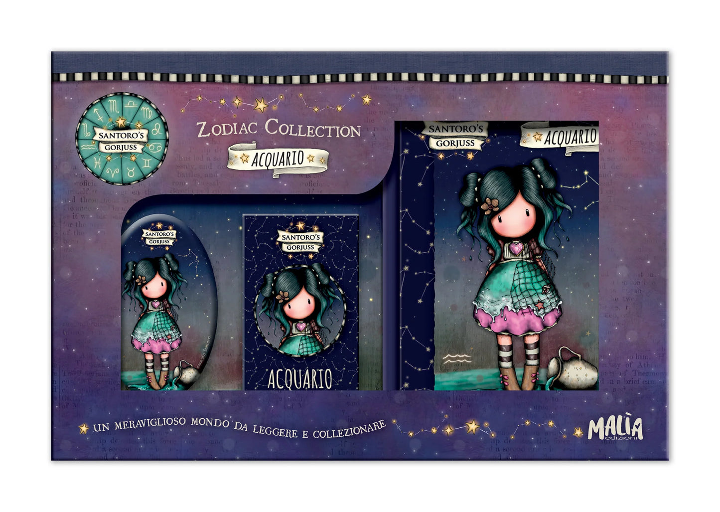 Gift box SANTORO Zodiac Collection - tutti i segni disponibili