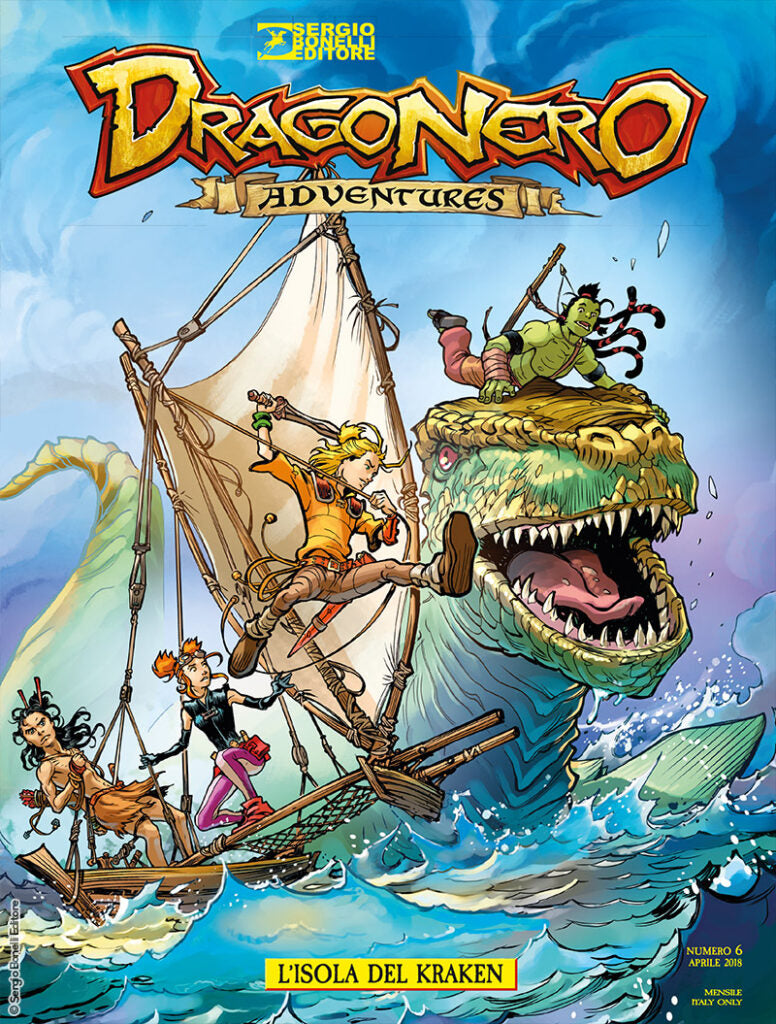 Fumetto: DRAGONERO Adventures nr. 6 - L'isola del Kraken