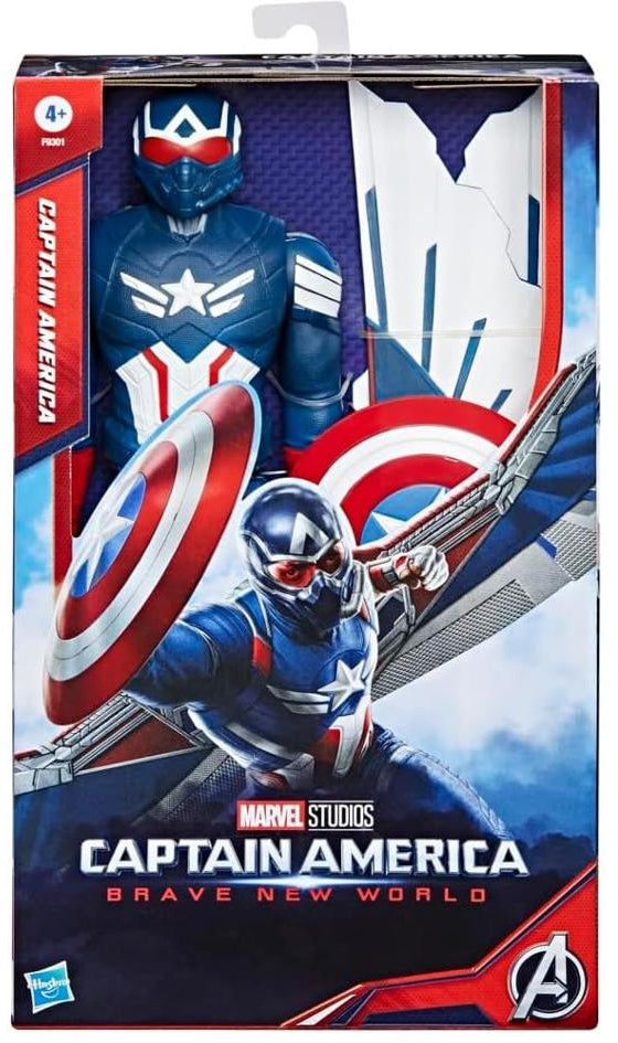 Action Figure Marvel Captain America Brave New World Titan Hero Series