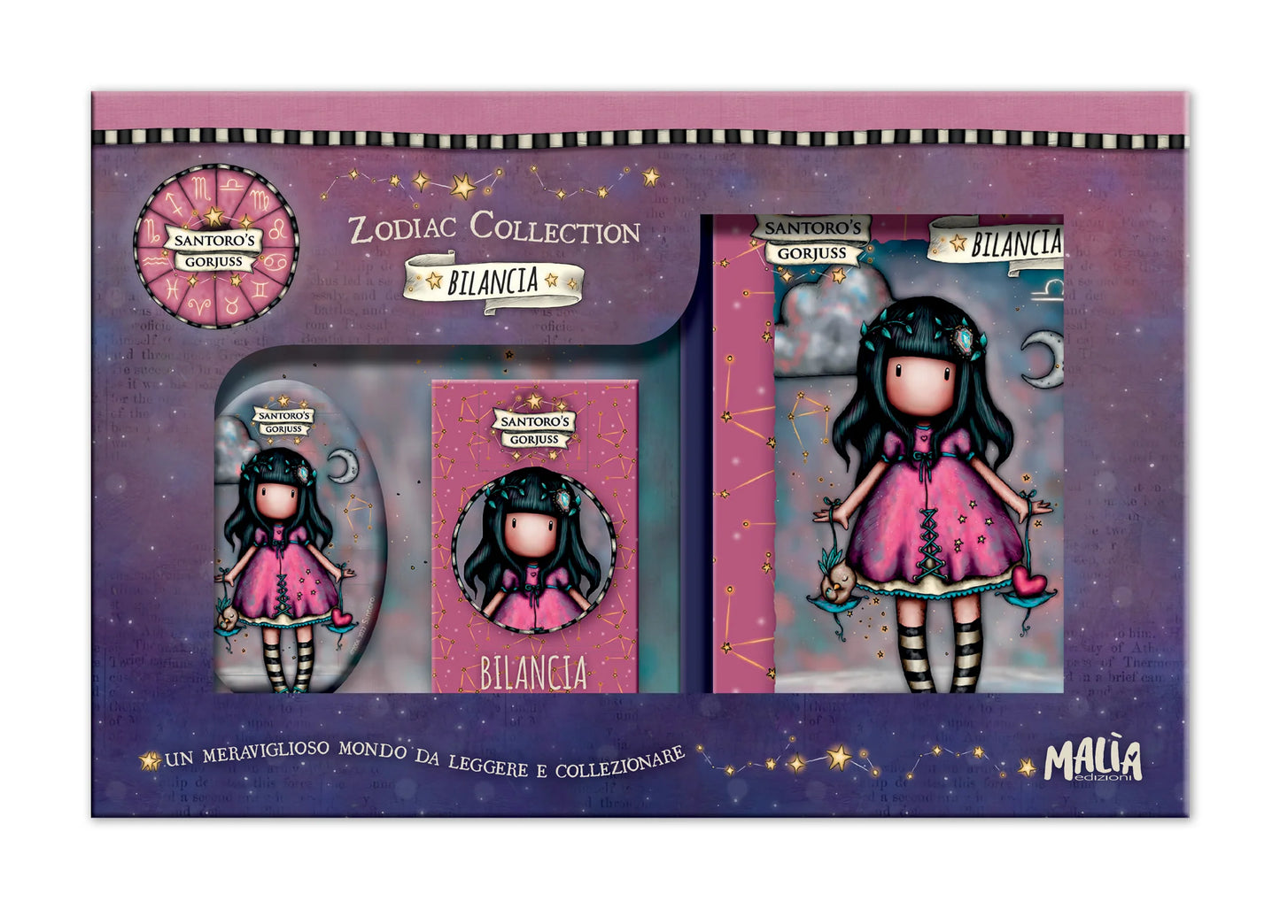 Gift box SANTORO Zodiac Collection - tutti i segni disponibili