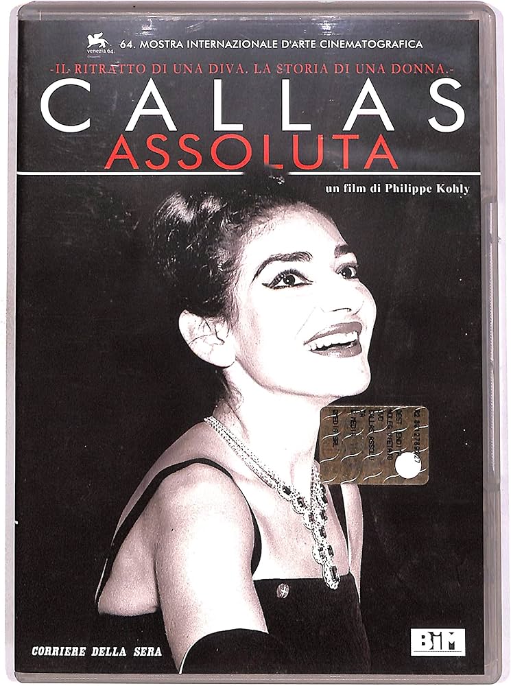 Dvd Callas assoluta
