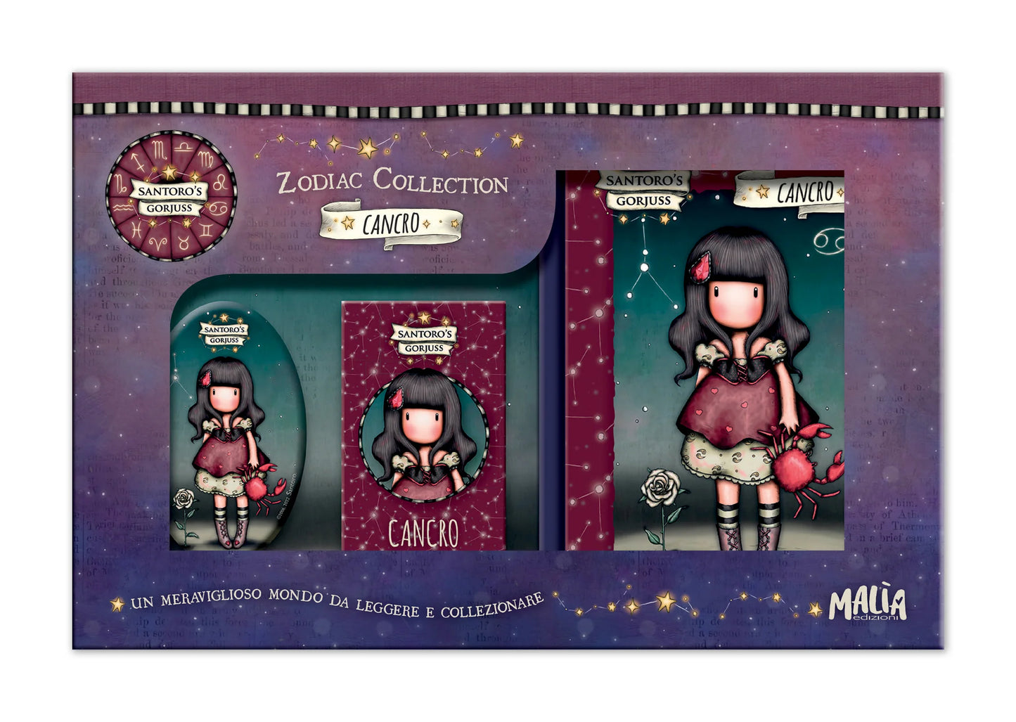 Gift box SANTORO Zodiac Collection - tutti i segni disponibili