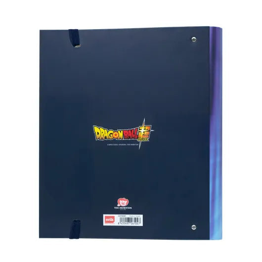 CARTELLA 4 ANELLI FUSTELLATA PREMIUM DRAGON BALL